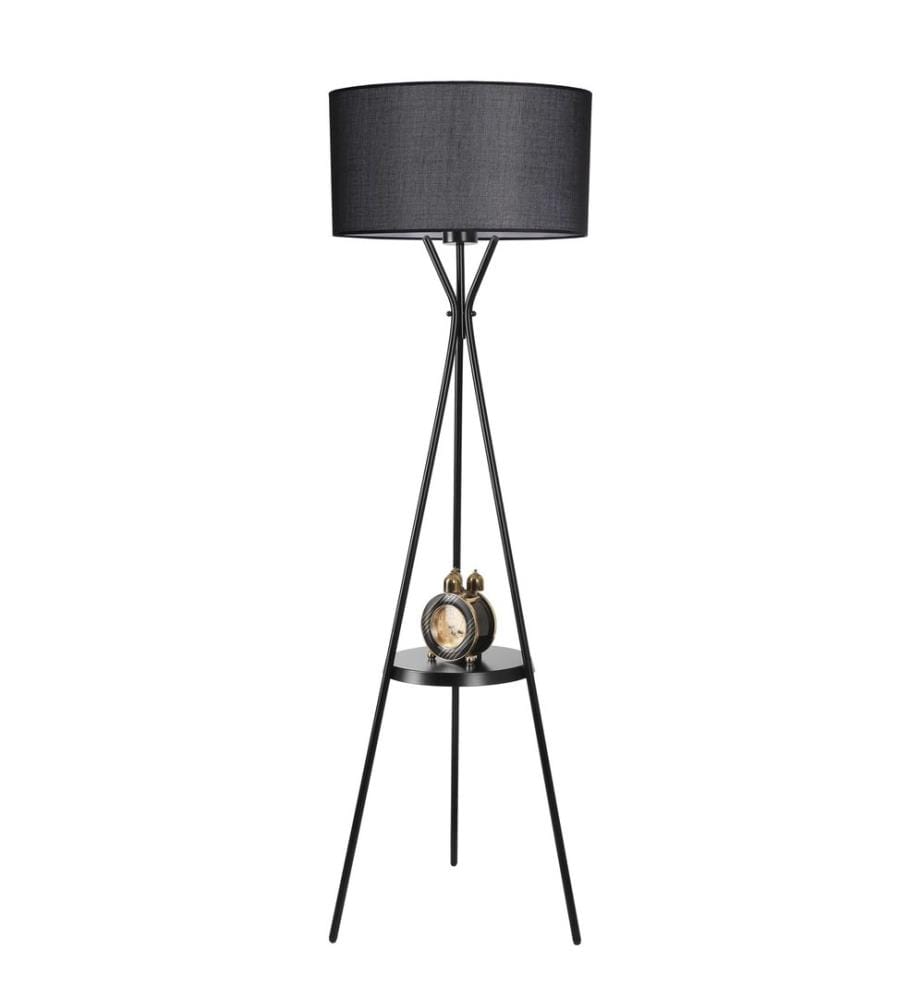 Schwarz, Stehlampen, Metallkörper
