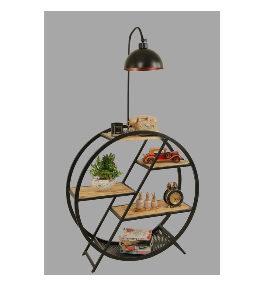 Lampadaire, Khaki, Metal Body