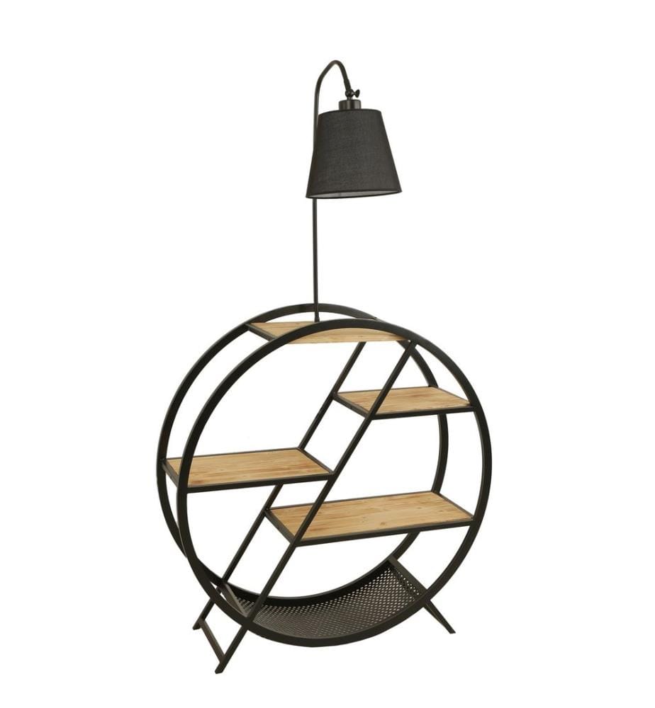 Lampadaire, Black, Metal Body