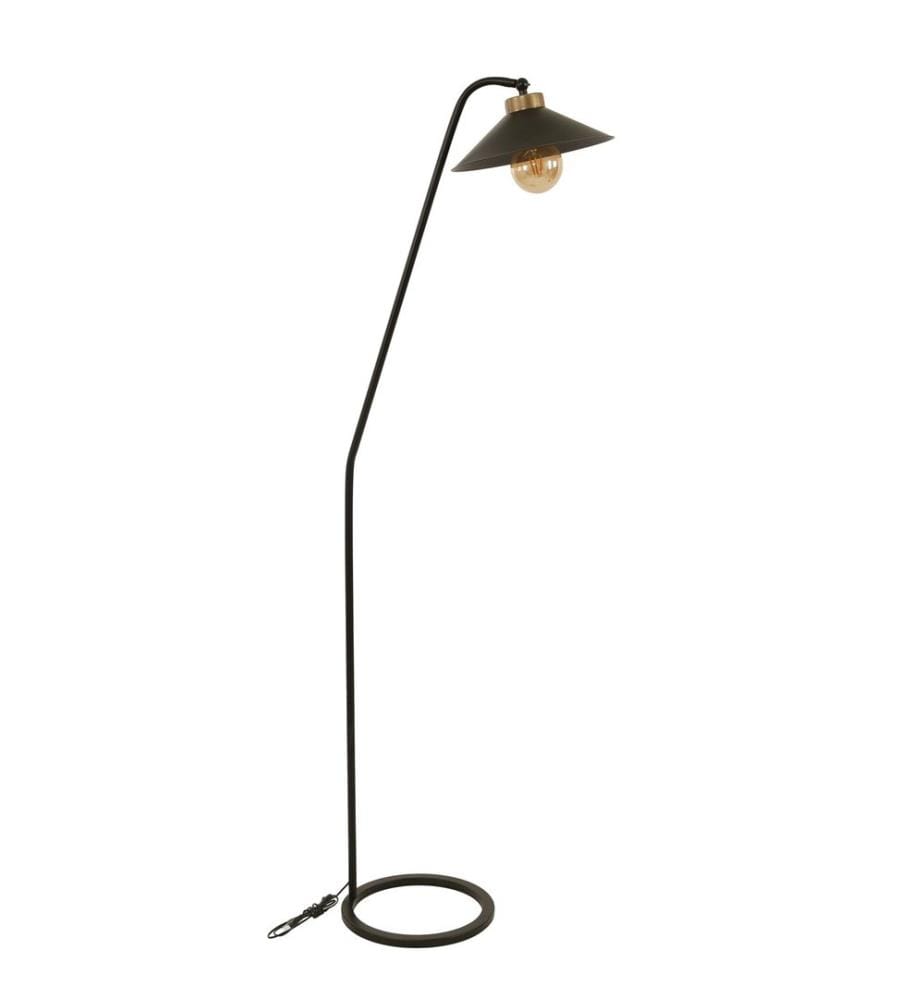 Schwarz, Stehlampen, Metallkörper