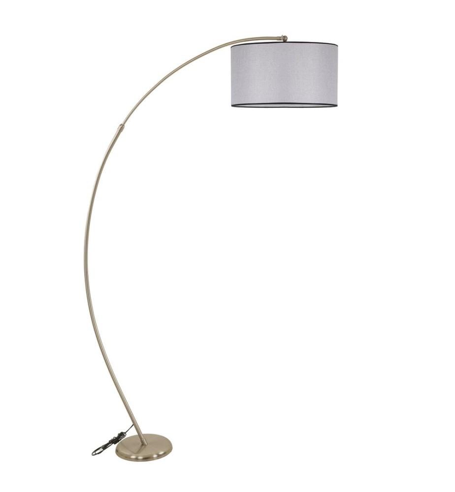 Lampadaire, Light Grey, Metal Body