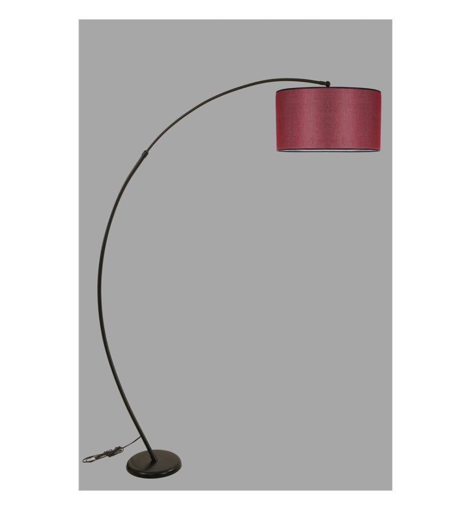 Lampadaire, Claret Red, Metal Body