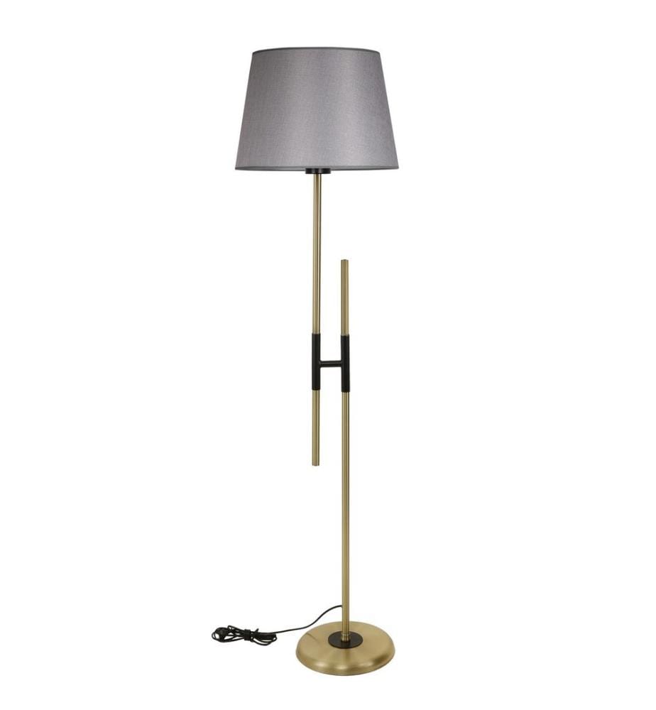 Grau, Stehlampen, Metallkörper