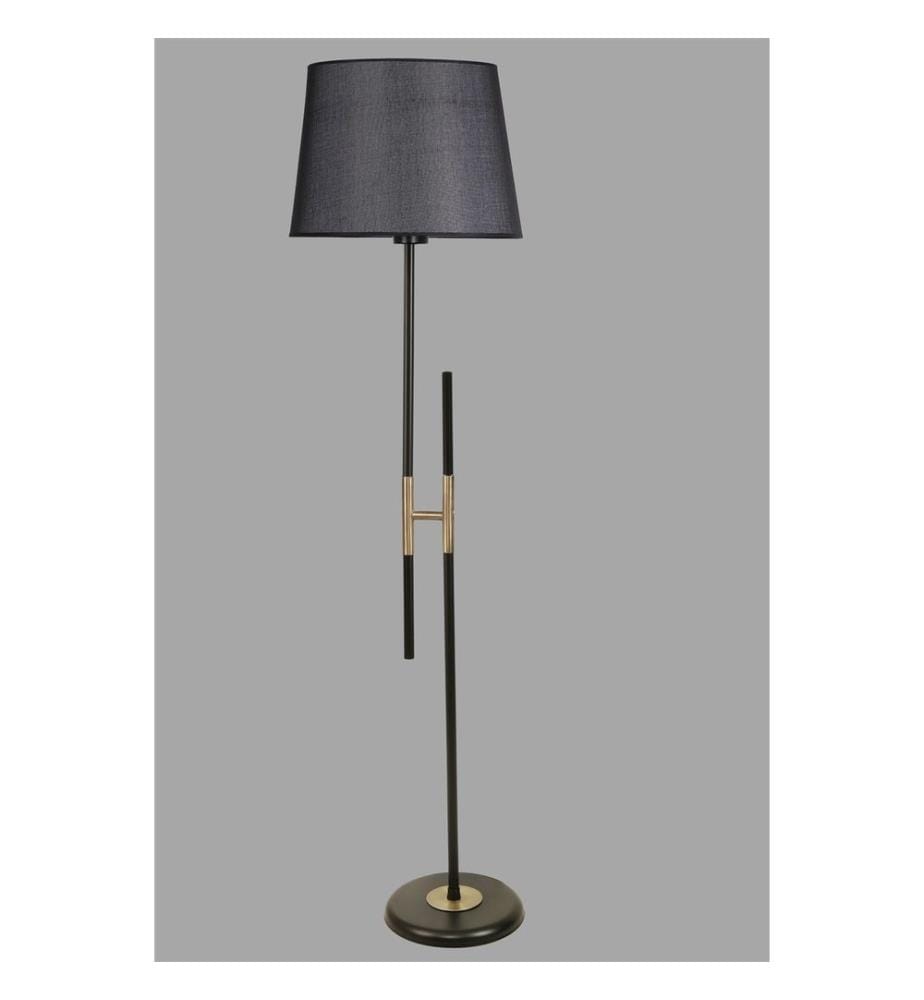 Schwarz, Stehlampen, Metallkörper