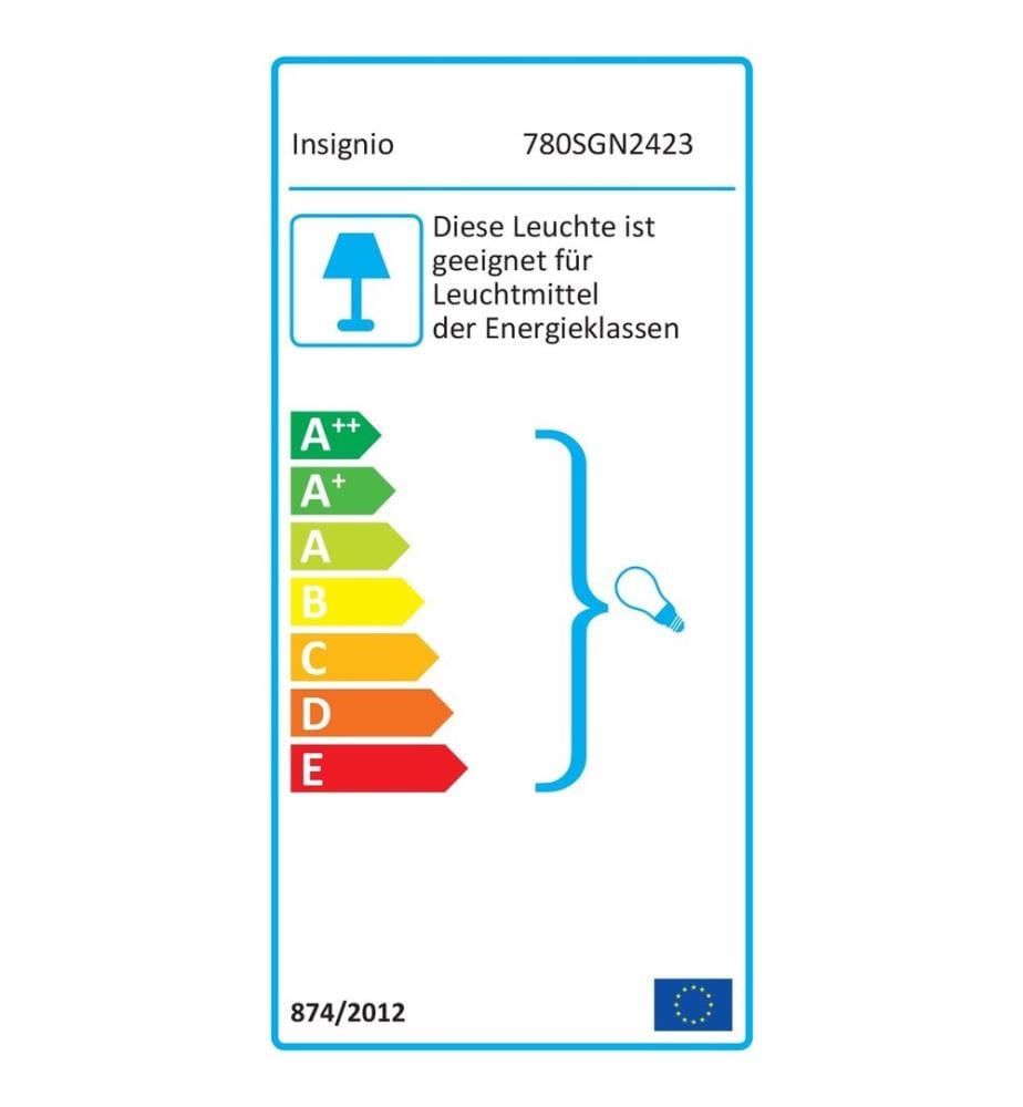 Stehlampe, Grau,Eiche, 70% MDF , 30% PVC Stoff, 38 X 140 cm