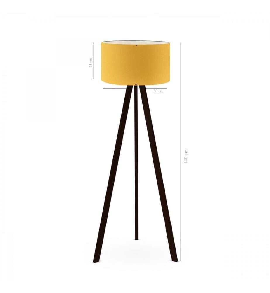 Moutarde, Lampadaire, 21 X 38 cm, PVC