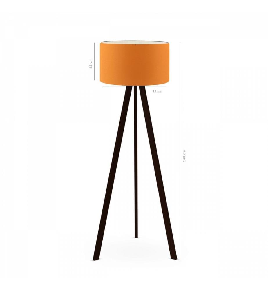 Orange, Lampadaire, 21 X 38 cm, PVC