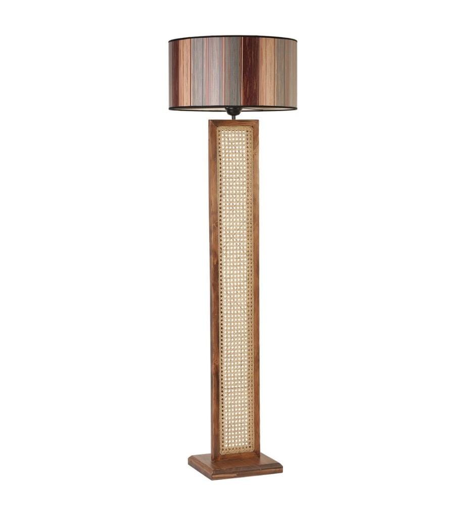 Stehlampe, Multicolor, für Holzkörper