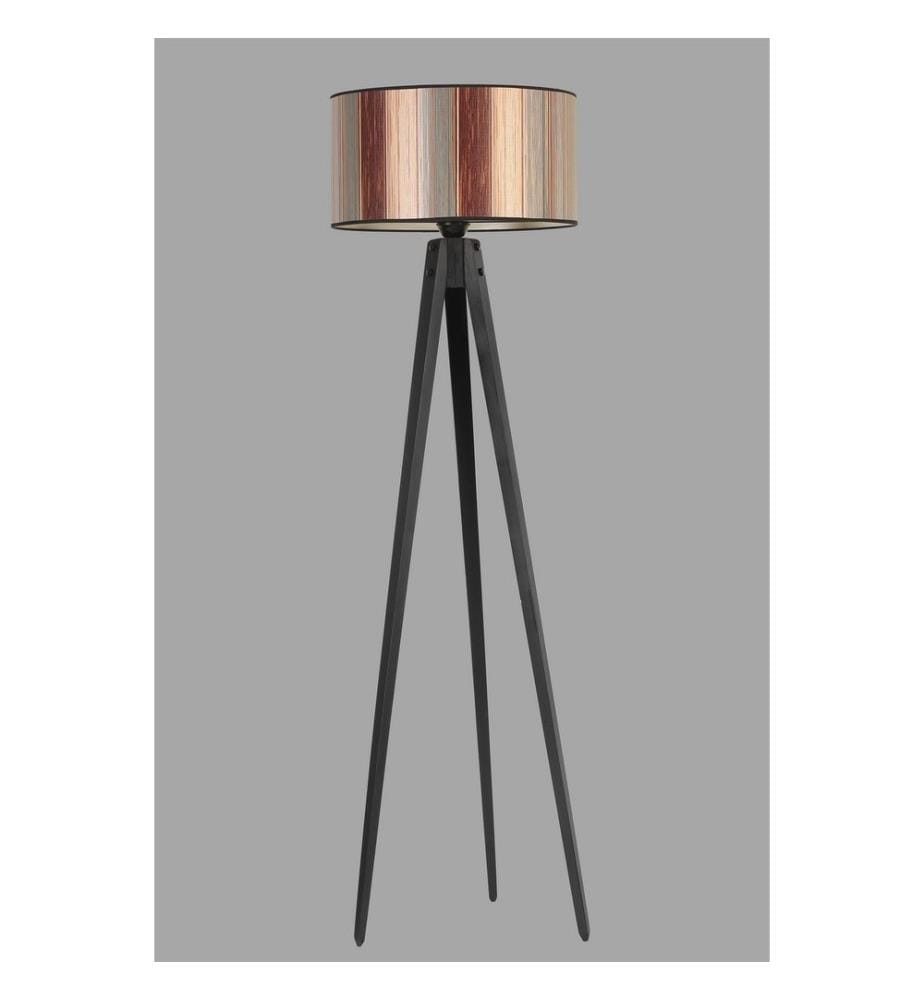 Stehlampe, Multicolor, Holzkorpus