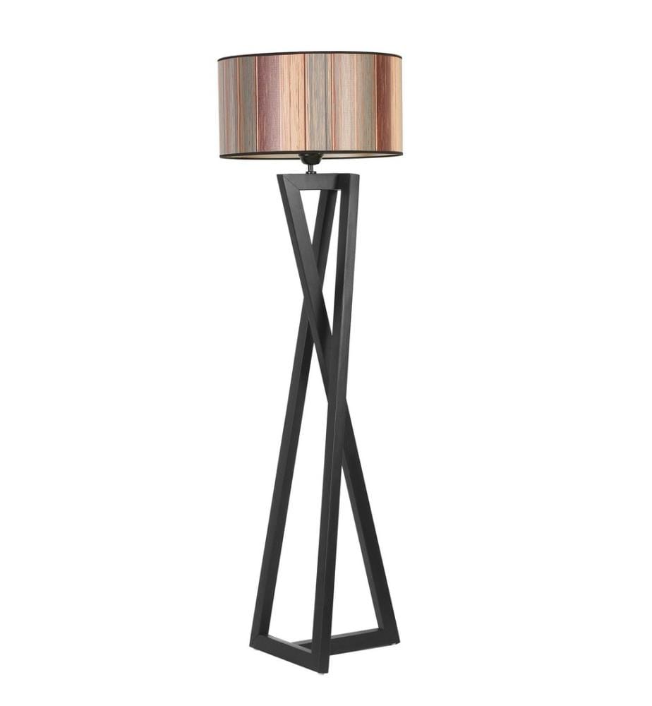 Stehlampe, Multicolor, Holzkorpus