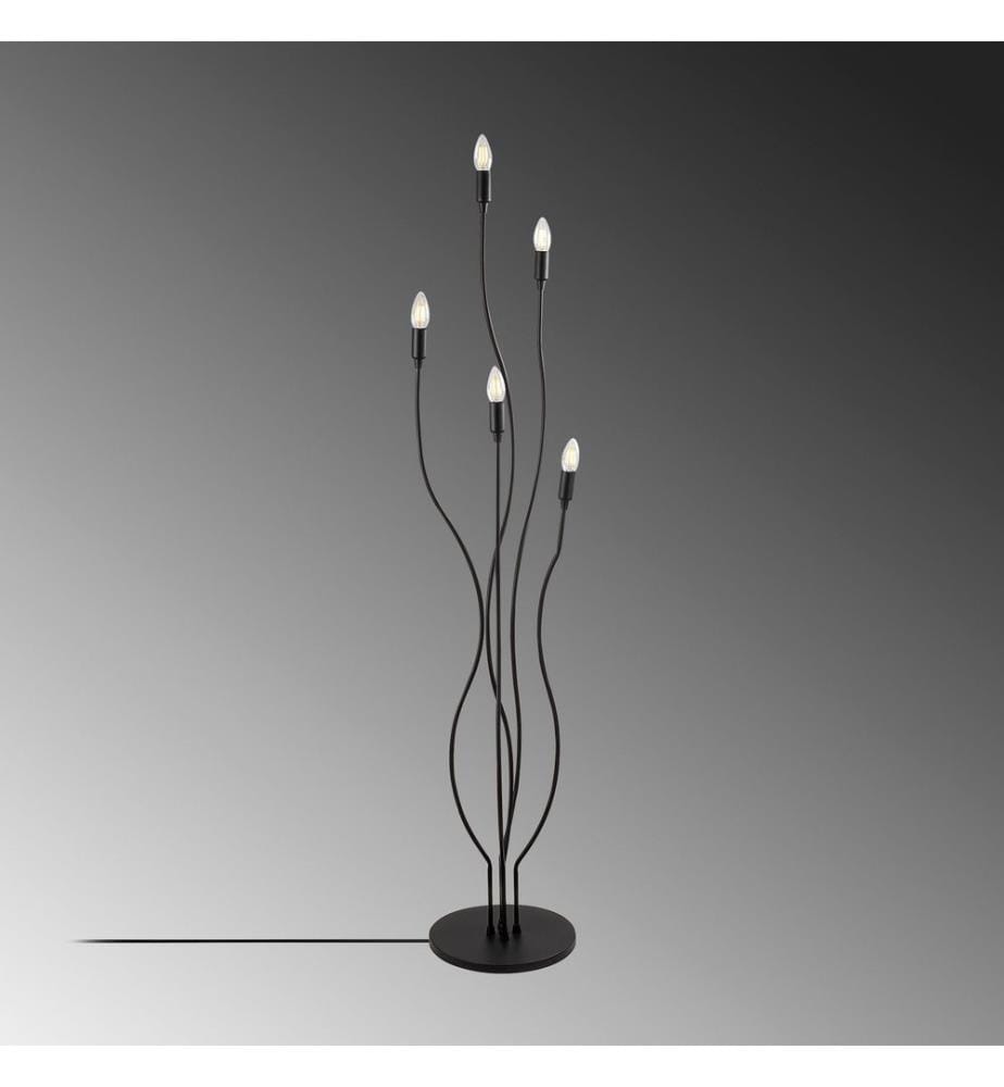 Schwarz, Stehlampen, 35 X 35 X 155 cm, Metallkörper