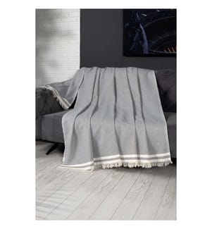 Copridivano, Grigio, Cotone