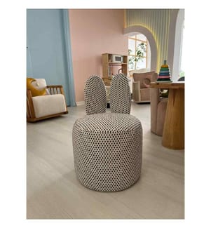 Ohrensessel, Schwarz, Weiss, Stoff: 100% Polyester