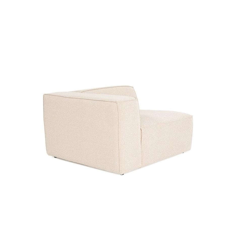 Divano a 1 posto, Peach, Struttura: 100% Carpino, Tessuto: 100% Lino