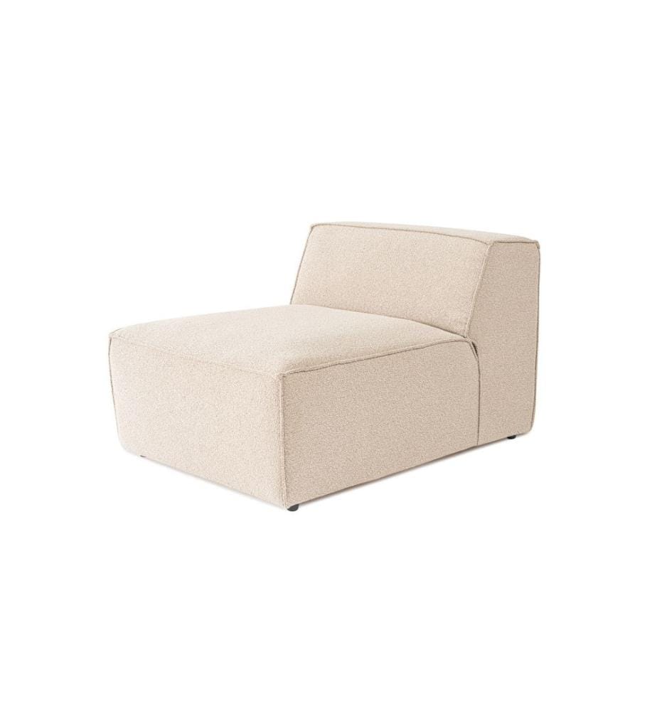 Divano a 1 posto, Peach, Struttura: 100% Carpino, Tessuto: 100% Lino