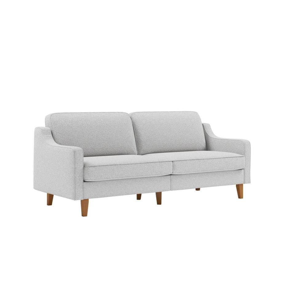 3-Seat Sofa, Pebble, Walnut, Frame: 100% STEEL
