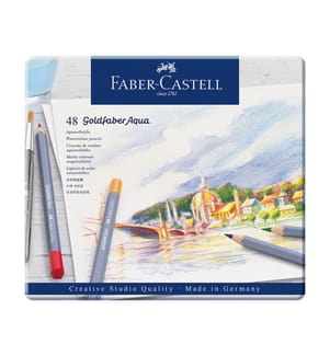 Matita Aqua Goldfaber Watercolours 48-metal case