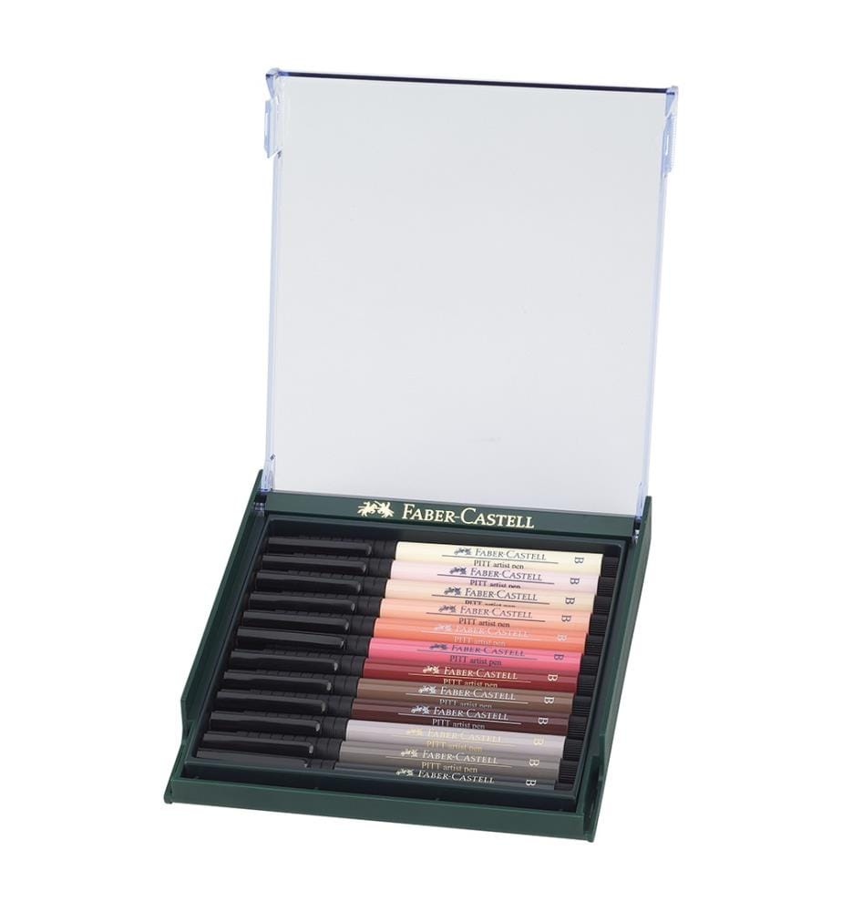 Tuschestift Pitt Artist Pen B 12x Haut