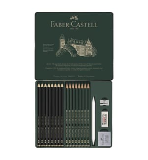 Set Pitt Graphite Matt & Castell 9000, 20tlg.