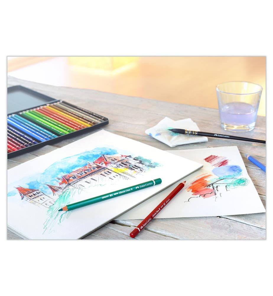 Crayon de Couleur Aquarellable Albrecht Dürer, Boîte Métal de 24 Pièces