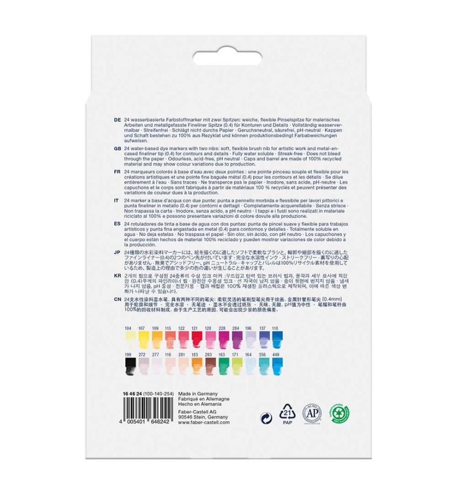 Gofa Aqua Dual Marker confezione da 24 pezzi