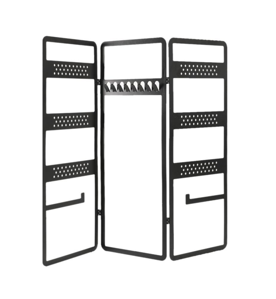 Porte-bijoux, noir, 100% métal (Epaisseur : 1,2 Mm)