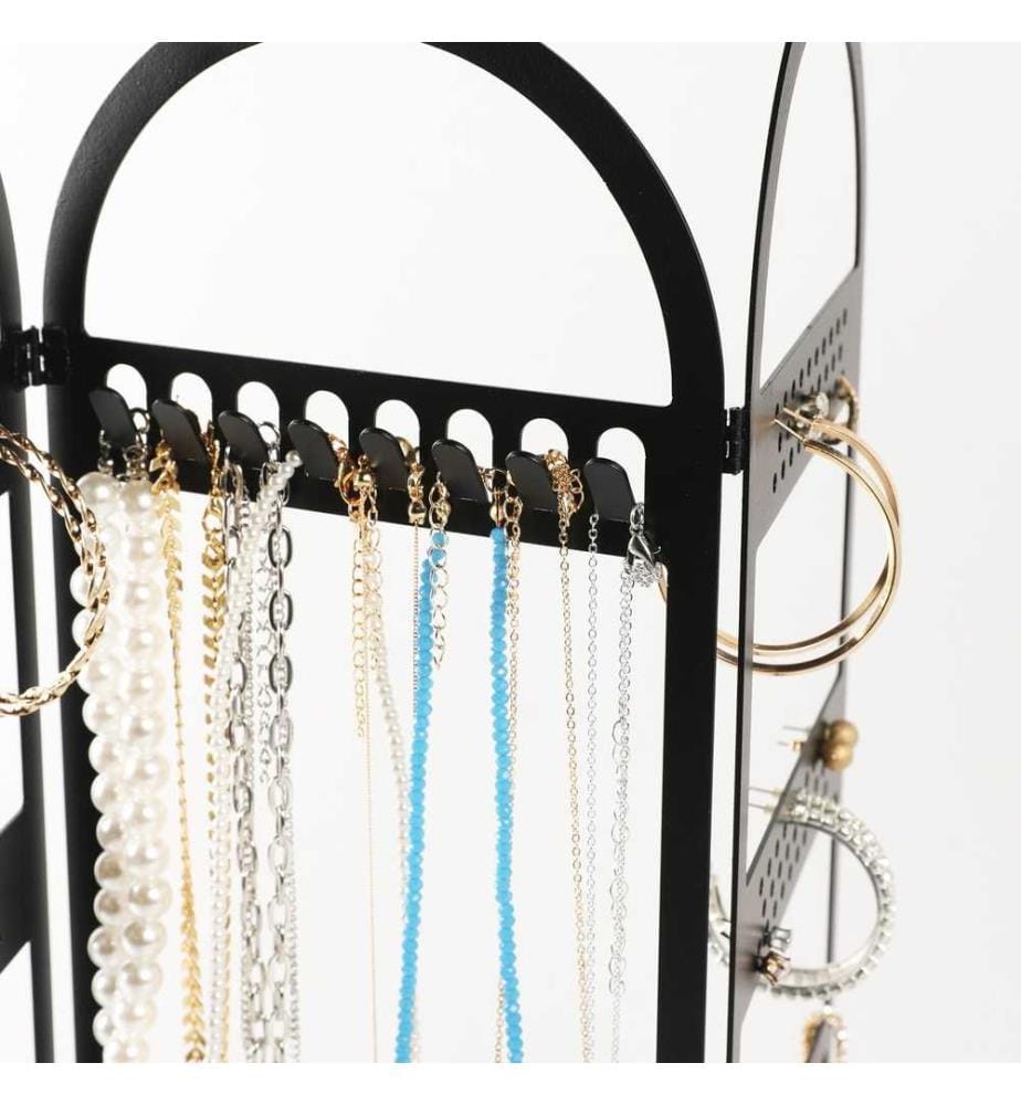 Porte-bijoux, noir, 100% métal (Epaisseur : 1,2 Mm)