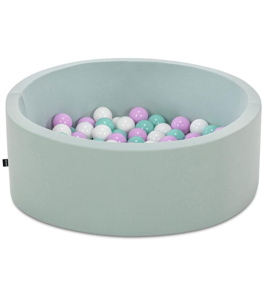 Ball Pit, menta, 95% cotone - 5% elastan