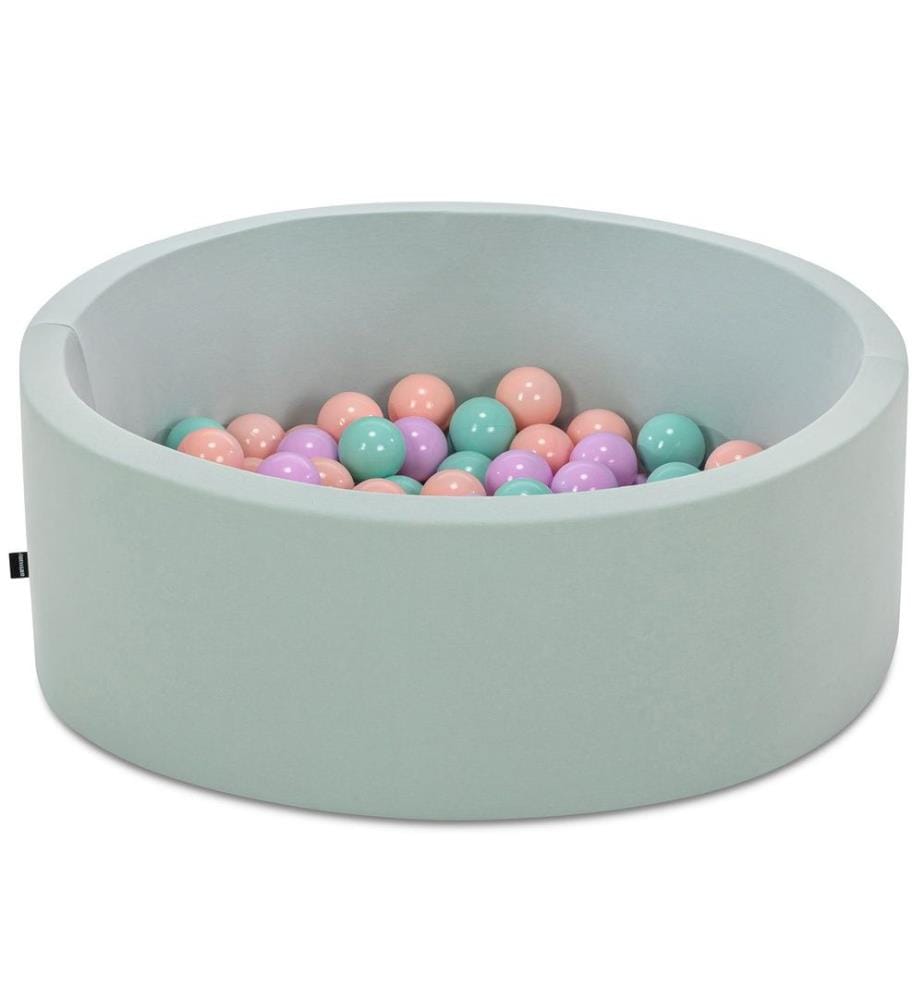 Ball Pit, menta, 95% cotone - 5% elastan
