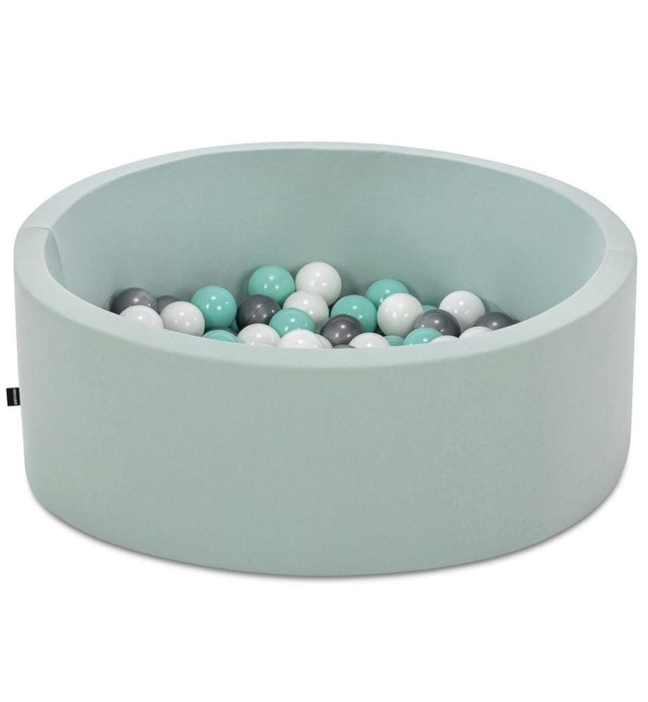 Ball Pit, menta, 95% cotone - 5% elastan