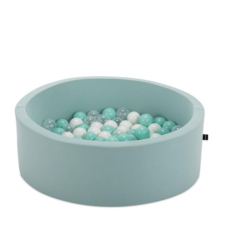 Ball Pit, menta, 95% cotone - 5% elastan