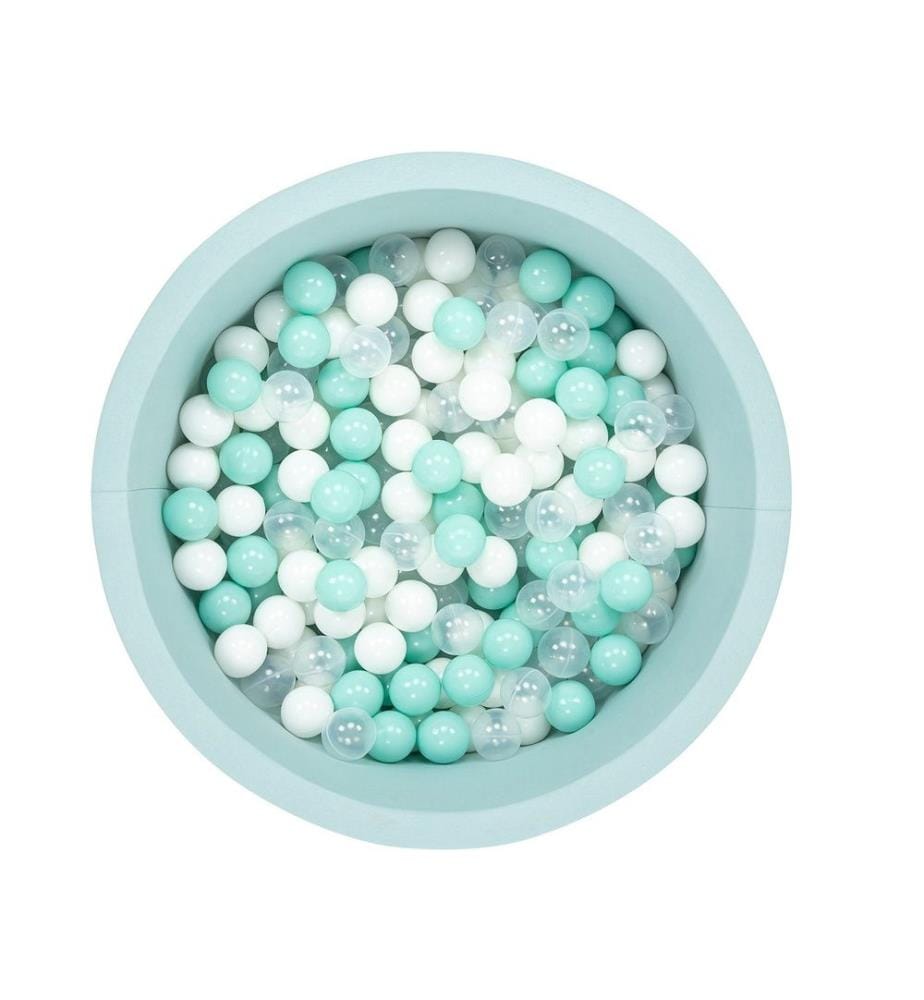 Ball Pit, menta, 95% cotone - 5% elastan