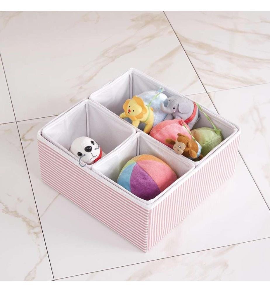 Organizer Set, 4 Teile, Puder, 70% Polyester - 30% Baumwolle