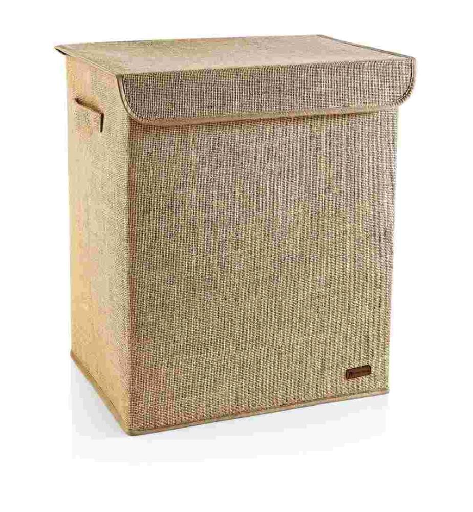 Aufbewahrungsbox, Hellbraun, 100% Jute