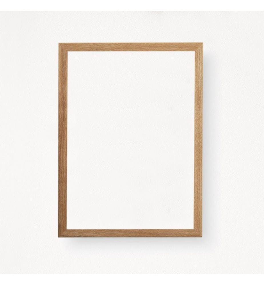 Cadre, Naturel, 100% MDF, Cadre en plastique