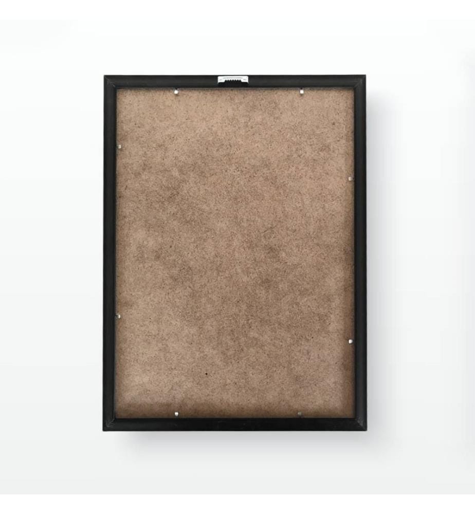 Telaio, nero, 100% MDF, telaio in plastica