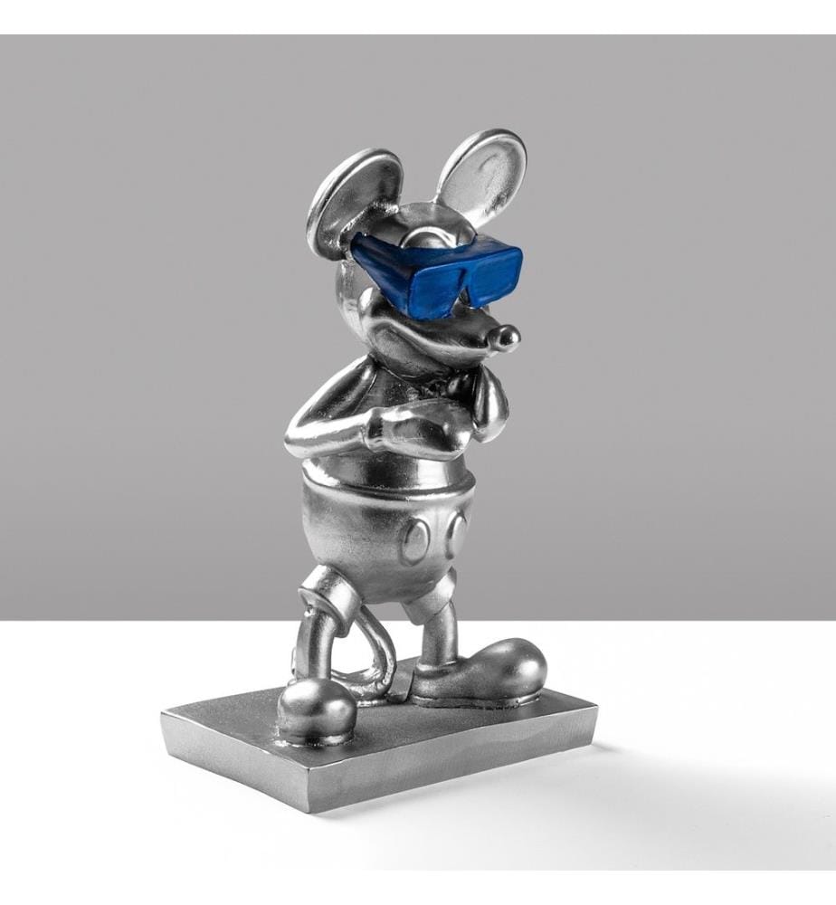 Objet décoratif, argent, bleu, 100% polyester