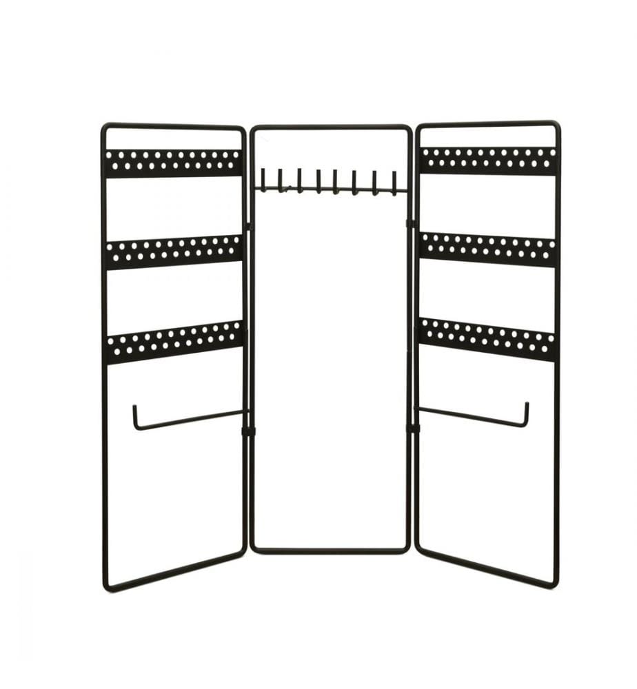 Schmuckständer Organizer, Schwarz, Metallgehäuse