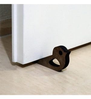 Türstopper, Bronze, Holz, Laserschnitt