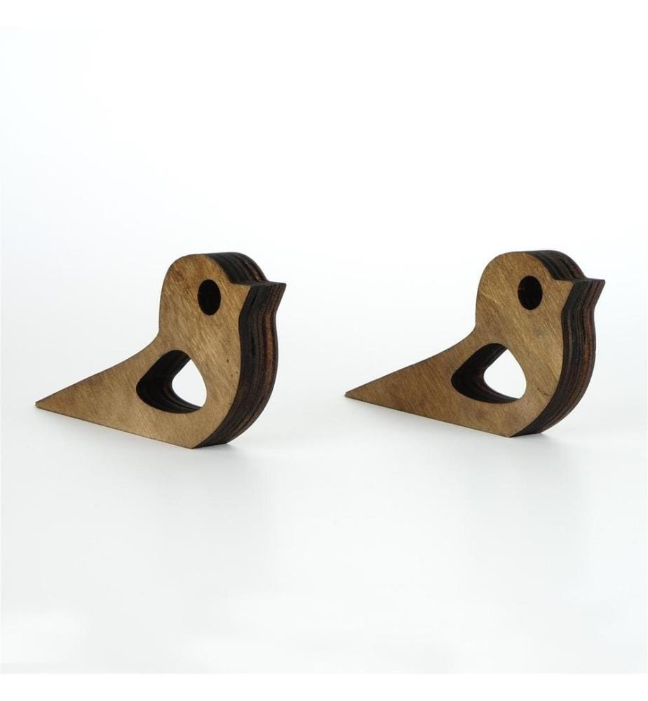 Arrêt de porte, bronze, bois, découpe laser