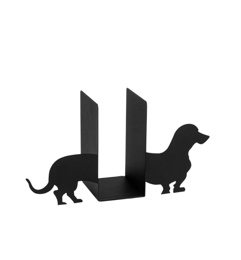 Buchstütze aus Metall, Schwarz, Metall