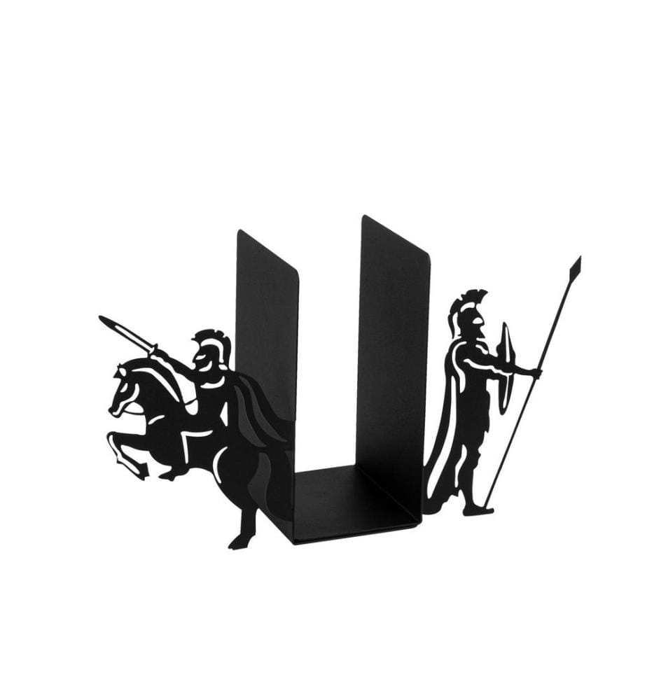 Buchstütze aus Metall, Schwarz, Metall