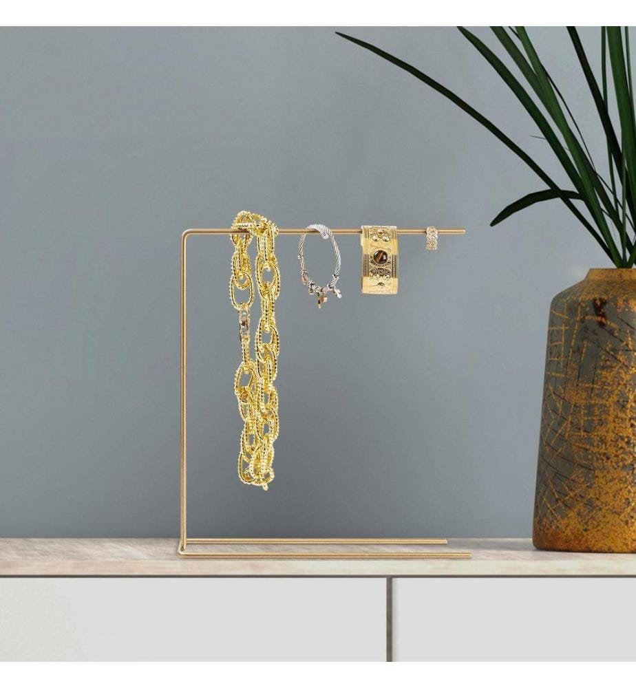 Schmuckständer Organizer, Gold, Metall