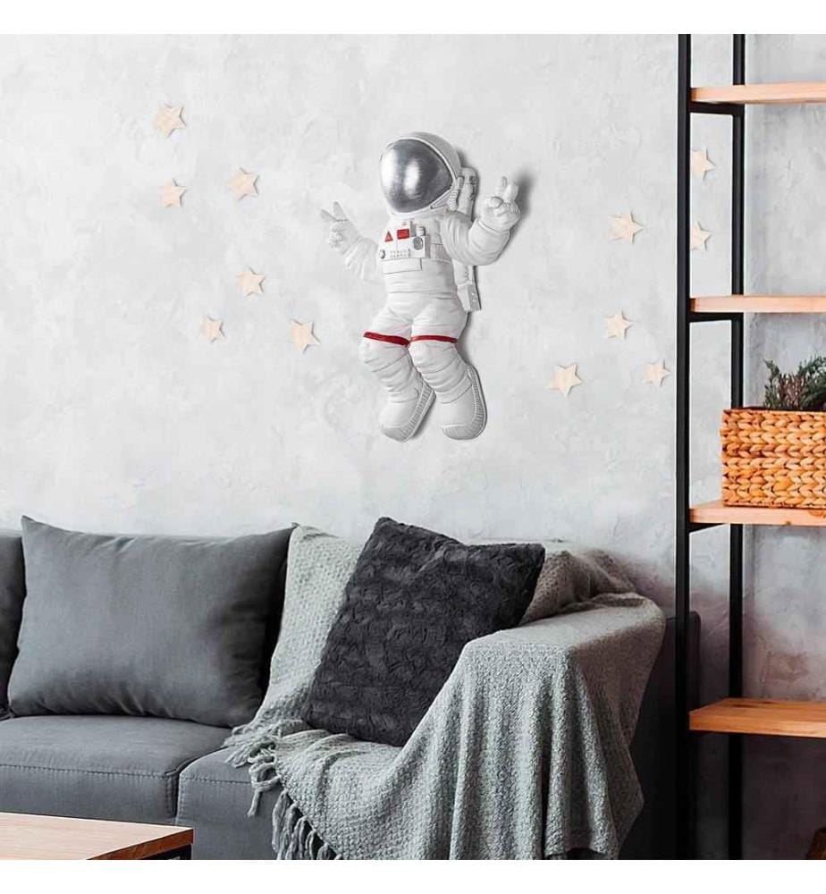 Objet décoratif, blanc, gris, polyester