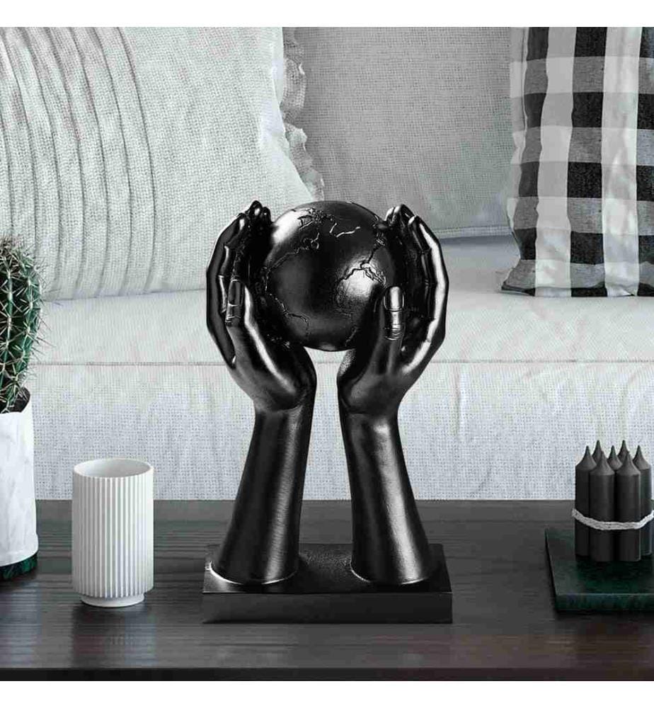 Decorative Object, Black, Polyester