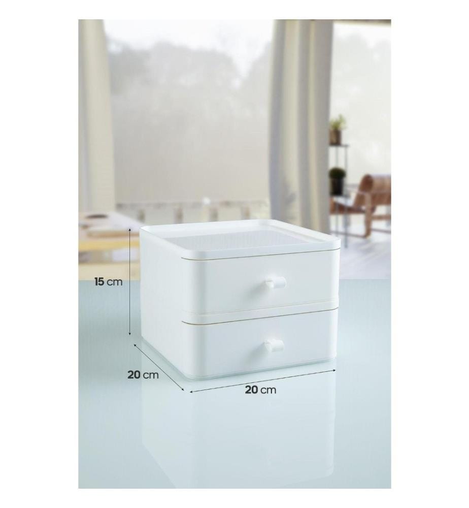 Make-up Organizer, White, Plastic