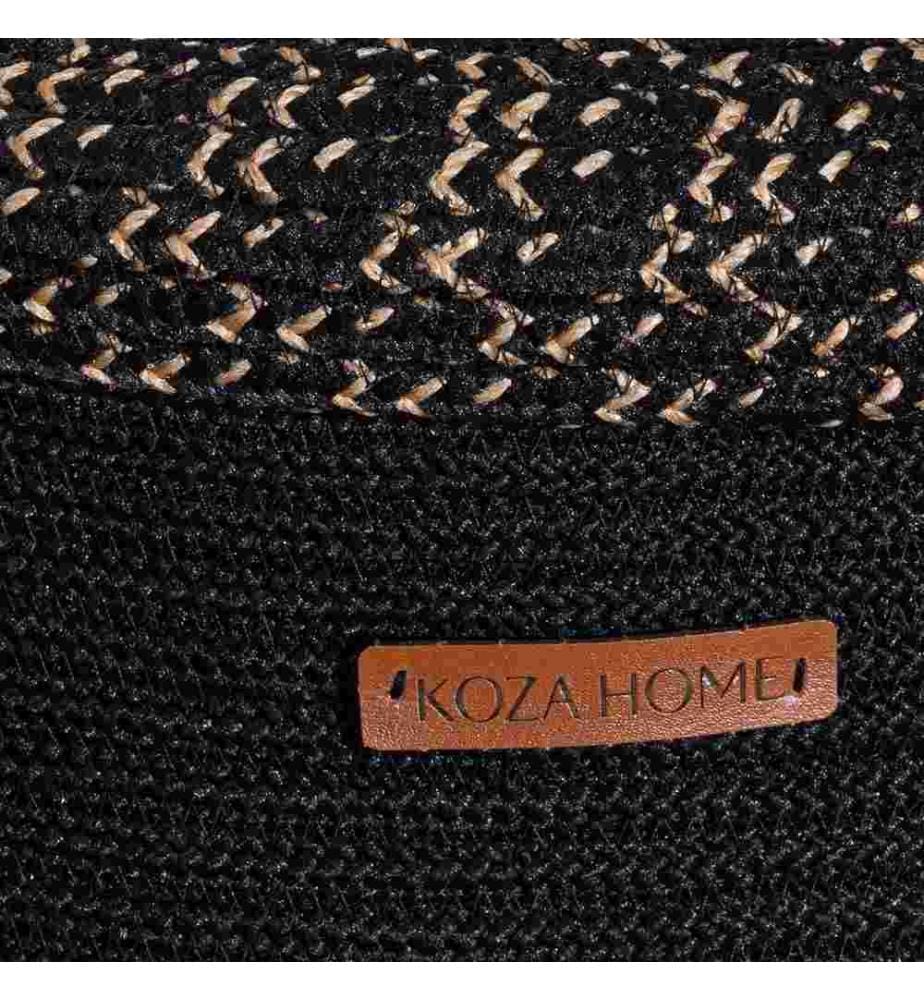 Decorative Box, Black, Cotton, Handmade