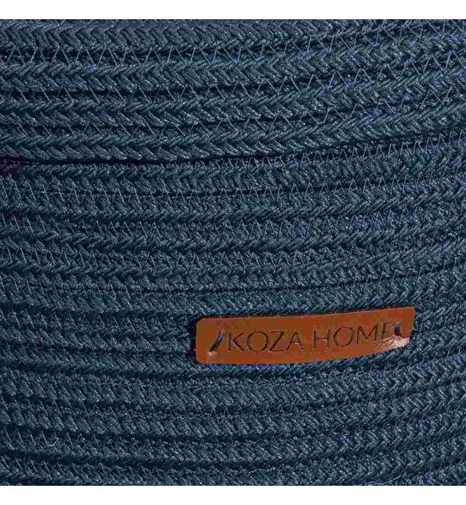 Decorative Box, Navy Blue, Cotton, Handmade