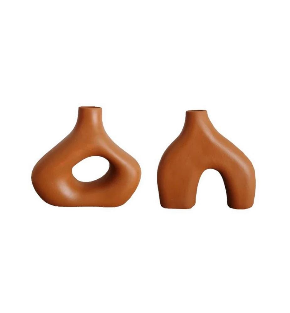 Vase, Tile Red, 100% Ceramic
