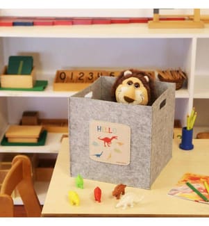 Desk Organizer, Grey, Felt